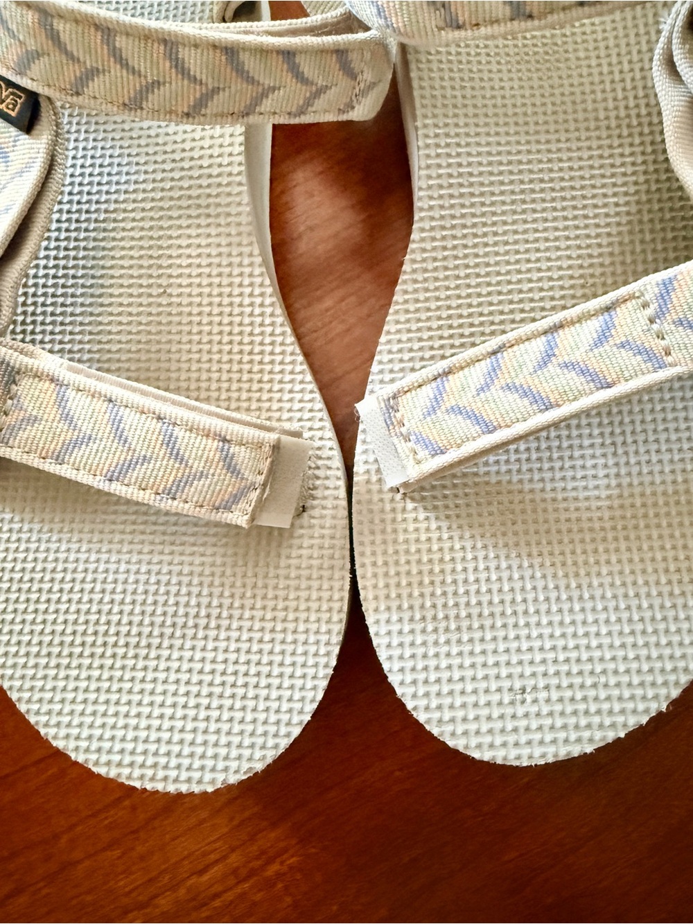 Teva Midform Sandals in Light Gray with Pastel Pattern - Picture 8 of 9